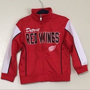 Like New Detroit Red Wings Zip Sweatshirt, Size 3T